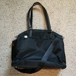 Lo & Sons OMG bag, black/tan